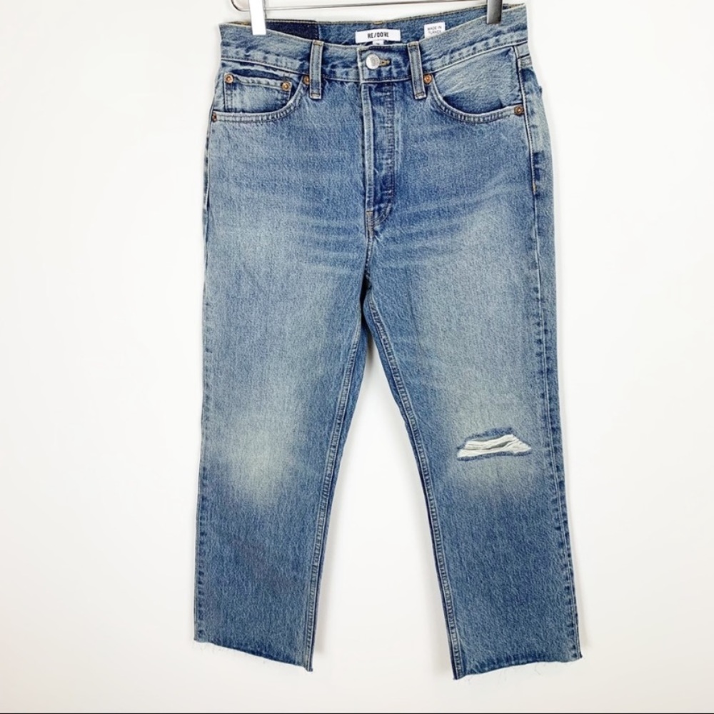Re/Done | Original 90s Loose Straight Jeans in Light Worn - Picture 2 of 10